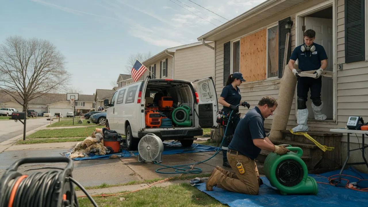 Water Damage Restoration in Evansville, MN near me